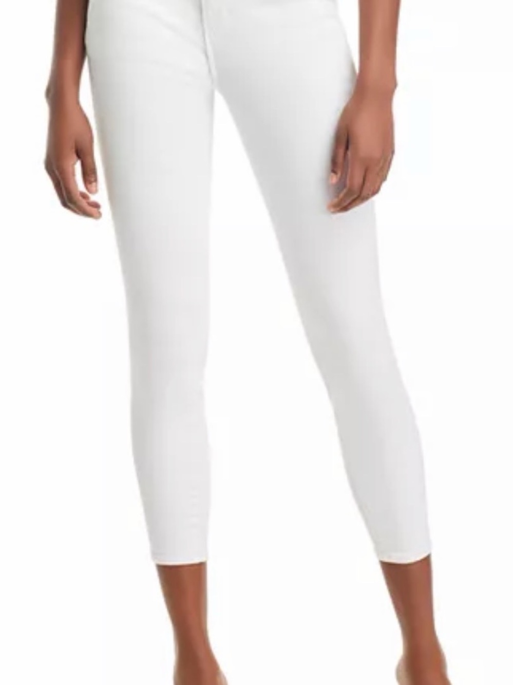 L'Agence Margot High Rise Skinny Jeans in Blanc (27)